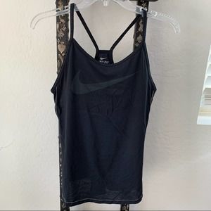 Nike Black Dri-Fit Racerback Tank Top M